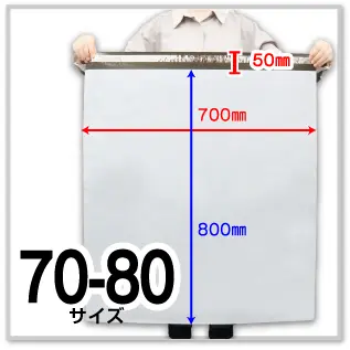 宅配ビニール袋 70-80サイズ