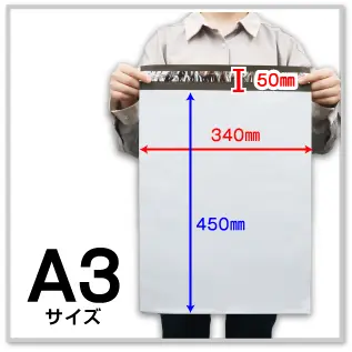 宅配ビニール袋 A3サイズ